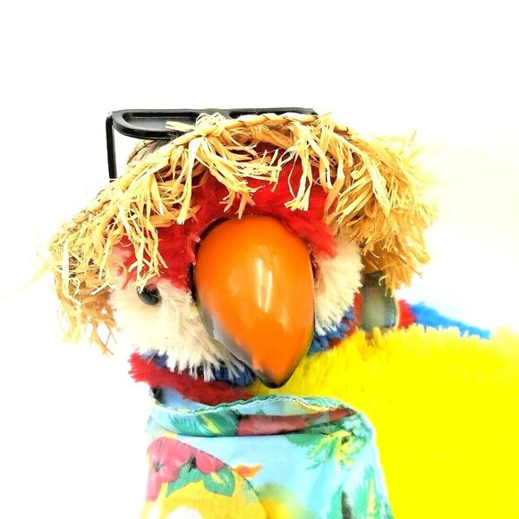 Cuddle Barn Parrot Laid Back Louie Singing Plush Don't Worry Be Happy Animated - Picture 3 of 6